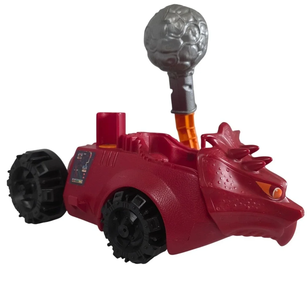 Mattel Masters of the Universe Bashasaurus OS Red Fair 1984 Vehicle